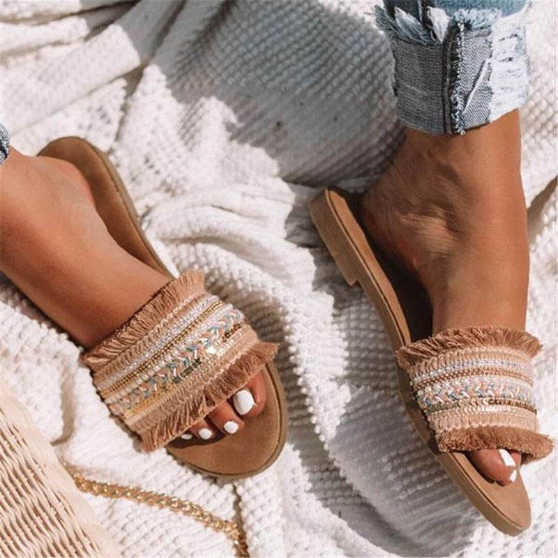 Women's flat sandals - Mubimart