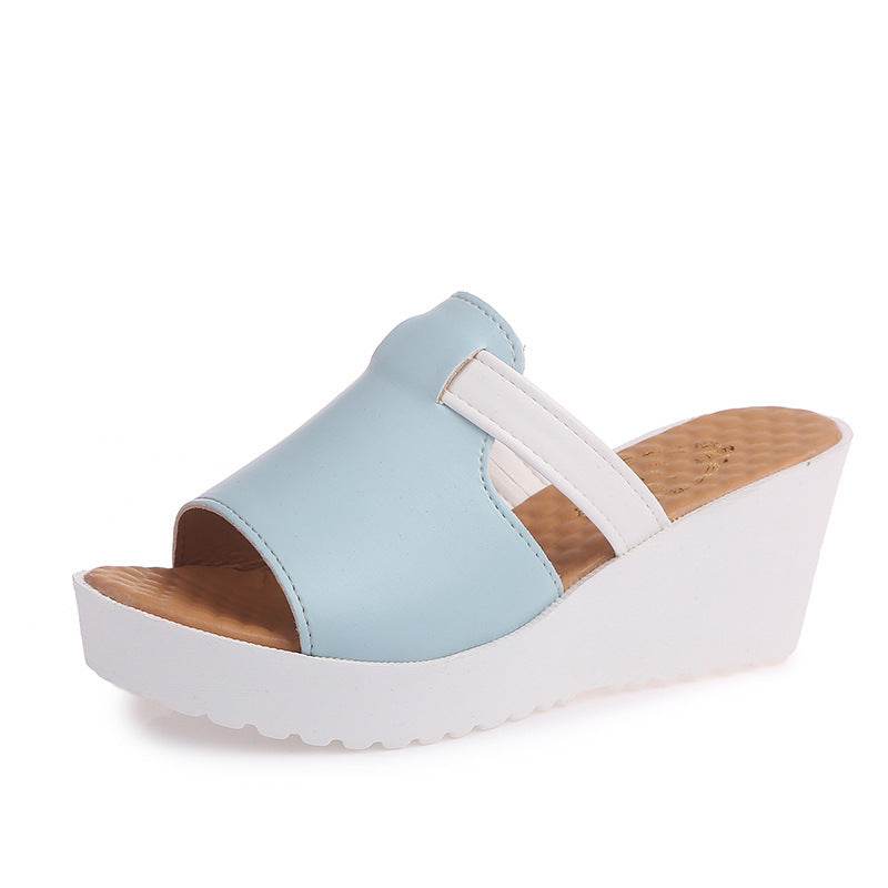 Wedge heels and slippers - Mubimart