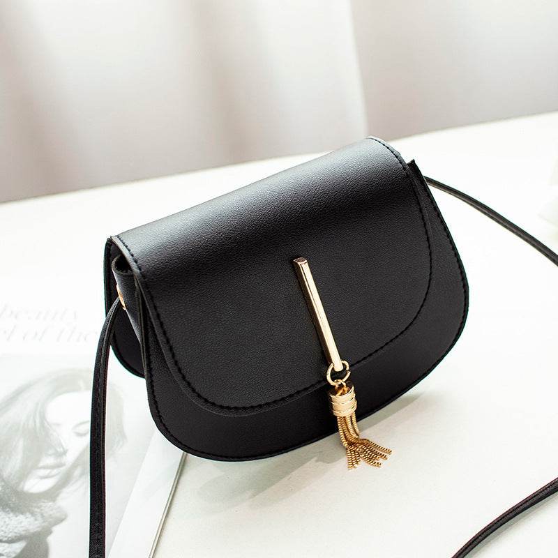 Shoulder bag tassel round bag women bag - Mubimart