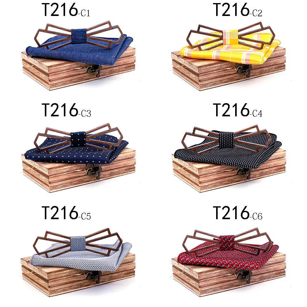 Wooden bow tie - Mubimart