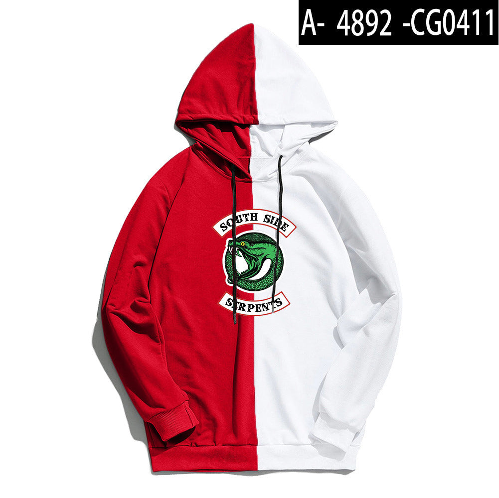 RIVERDALE SPLICE COLOR HOODIES - Mubimart -  