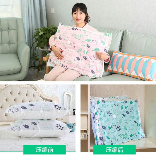 Vacuum compression suction storage bag - Mubimart