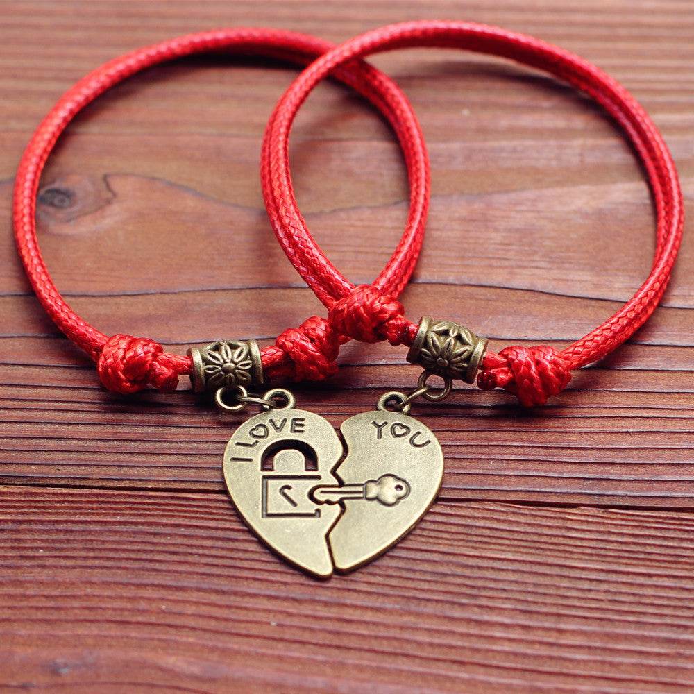 Couple bracelets girlfriends bracelets simple couple accessories - Mubimart