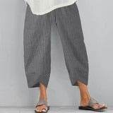 Solid Women's Simple Loose Casual Capris Pants Summer Spring - Mubimart