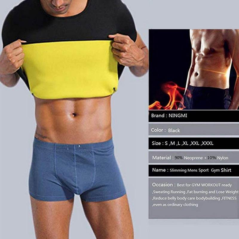 Mens Slimming Body Building Shaper Underwear Waist Slim Fit Shapewear - Mubimart