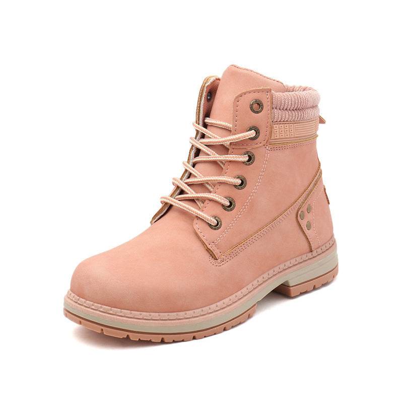 Martin boots women plus velvet - Mubimart