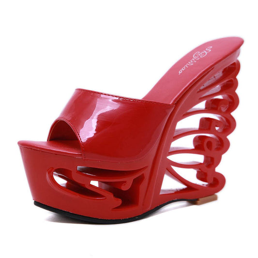 Super high heels with profiled heels - Mubimart