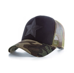 Pentagram Baseball Cap Camouflage Zonnehoed Casual Hoed Zonnehoed Koreaanse Mannen en Vrouwen Cap