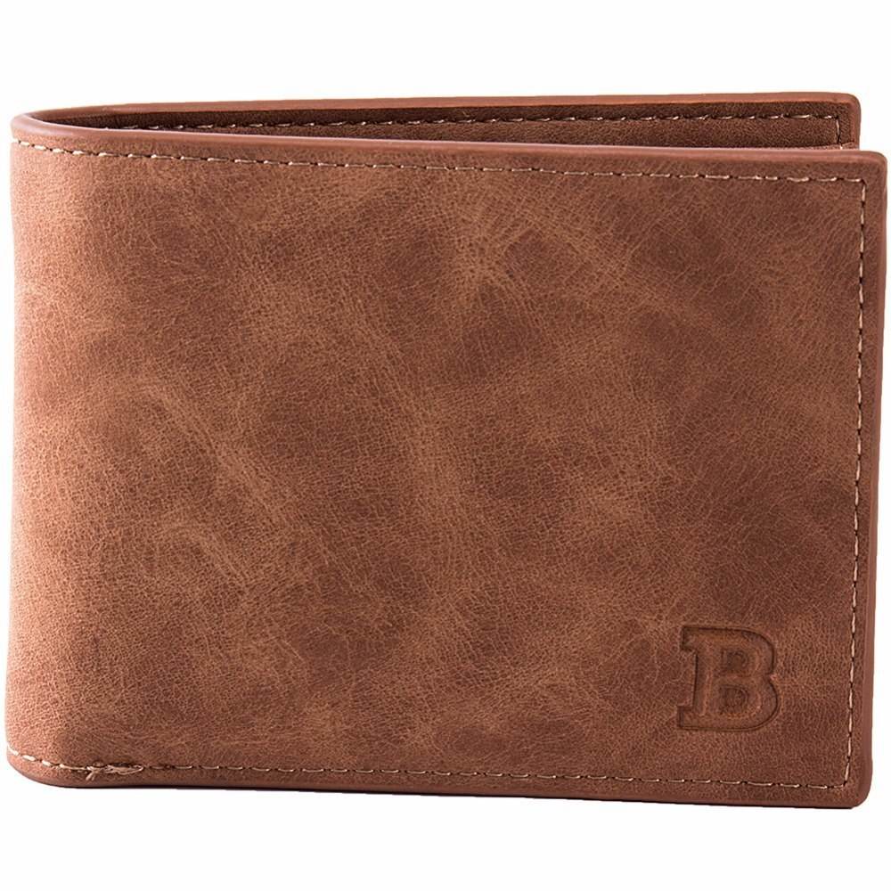 Fashion Men Wallets Mens Wallet with Coin Bag Zipper Small Money Purses New Design Dollar Slim Purse Money Clip Wallet - Mubimart