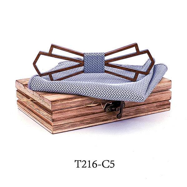 Wooden bow tie - Mubimart