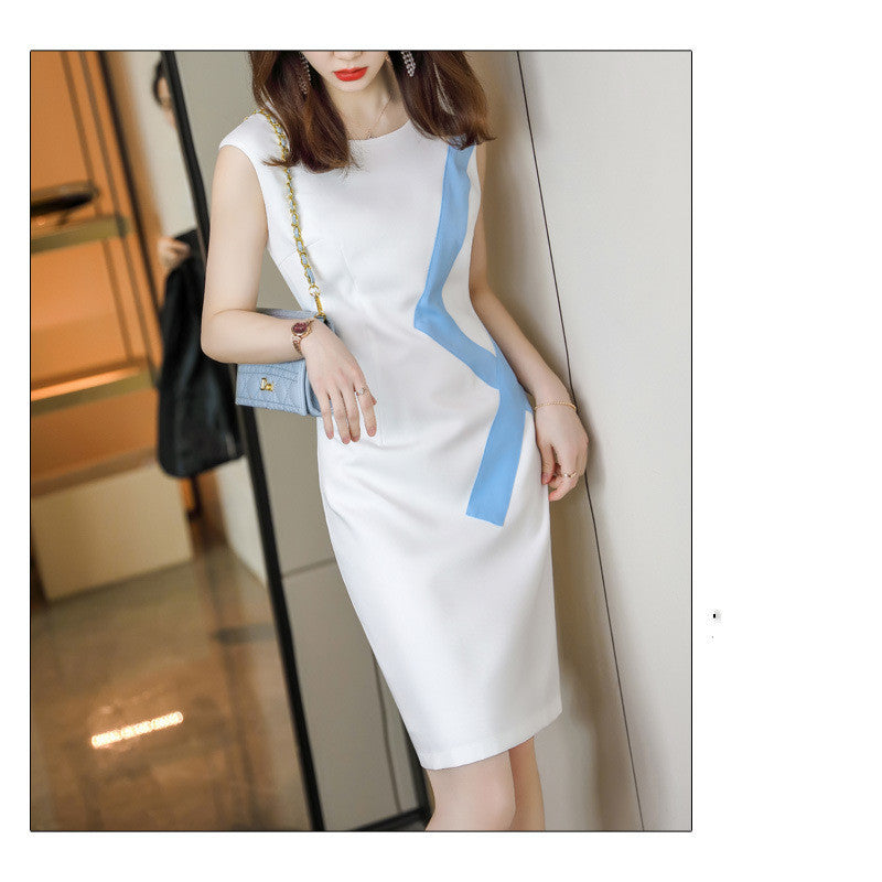 Women's Summer Dress Work Fashion Temperament Goddess Fan - Mubimart -  