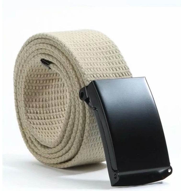 Candy-colored fashionable canvas belts for men and women - Mubimart