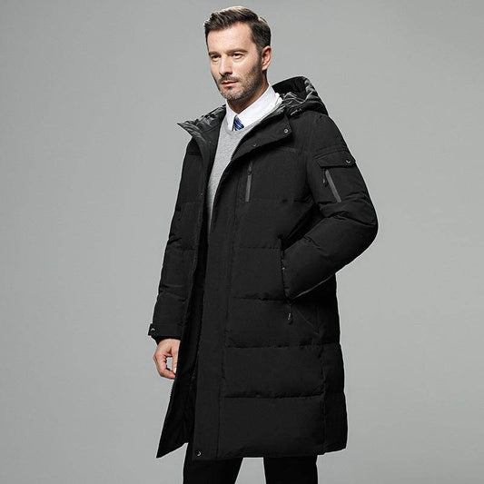 Long padded down jacket for men - Mubimart
