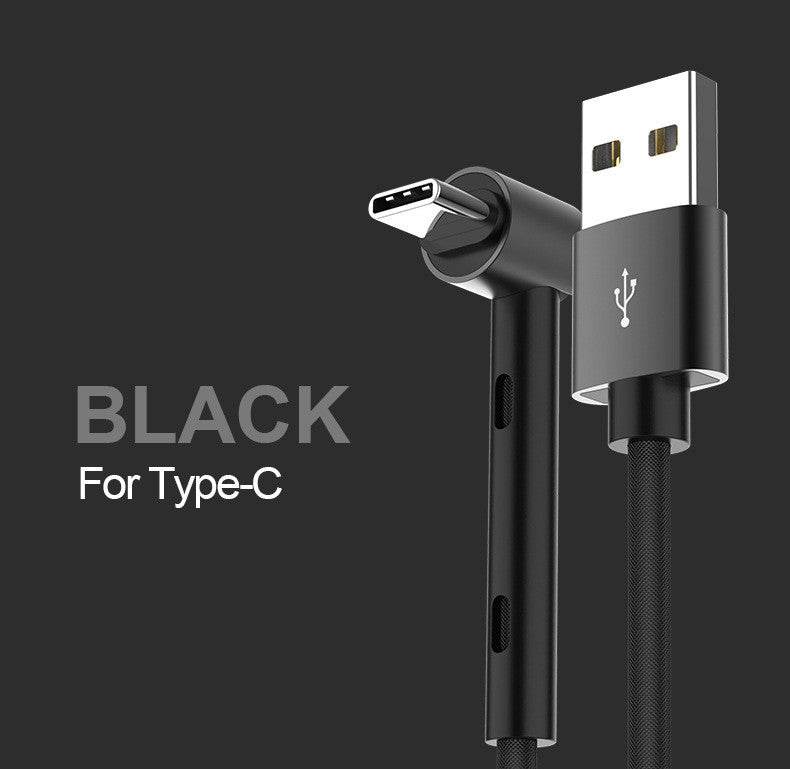 curved phone charging cable - Mubimart
