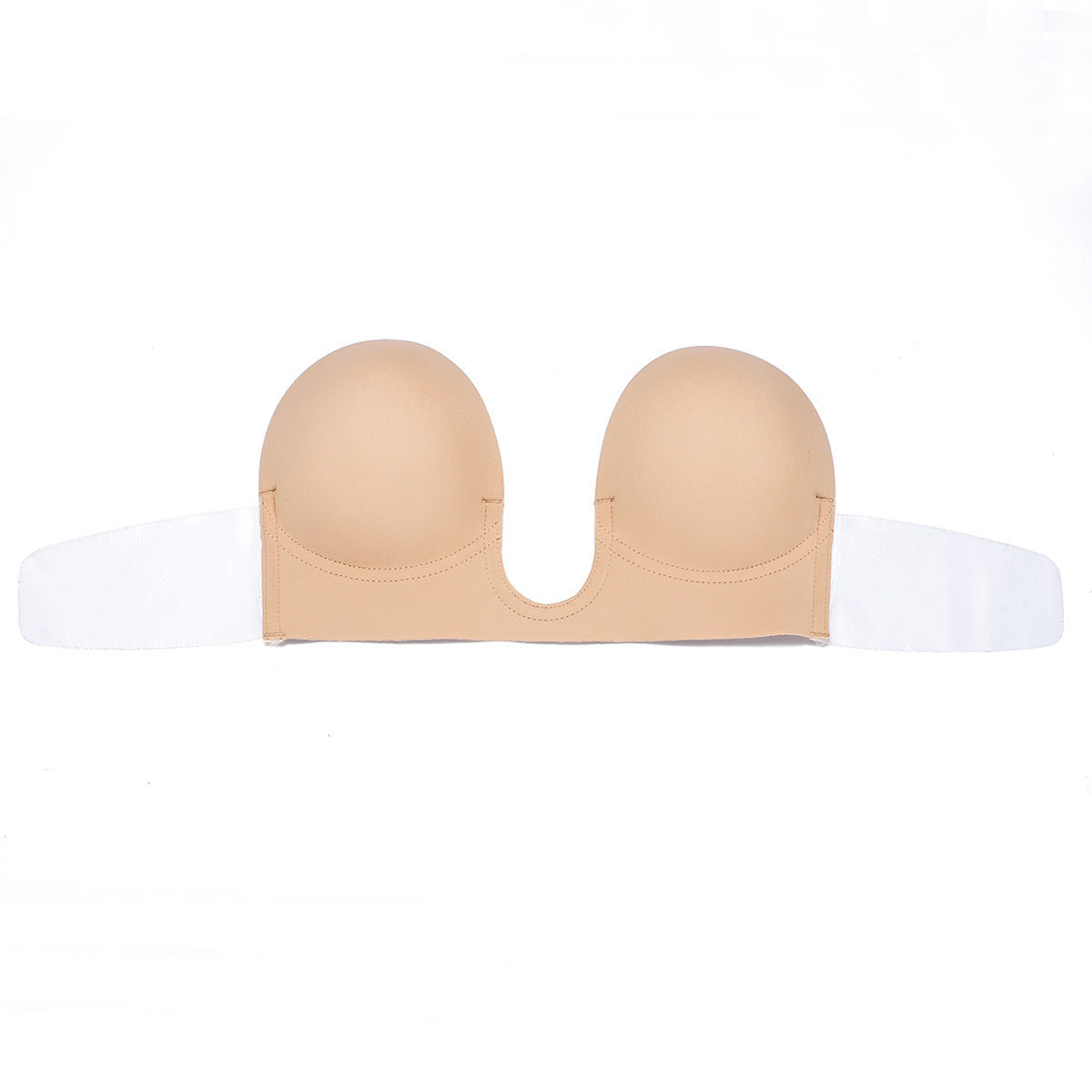 Adhesive Strapless Backless Bra - Mubimart - Strapless bra 