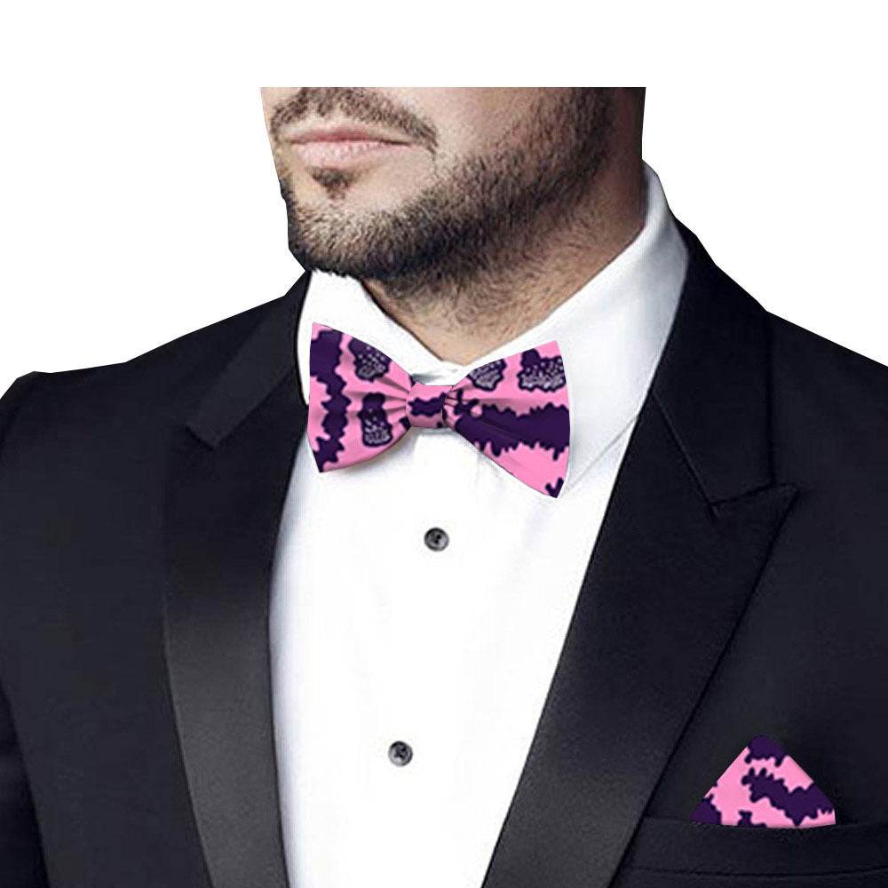 Printed batik bow tie - Mubimart