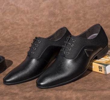 Men's Oxford Shoes England Extra Large Business Casual Shoes - Mubimart