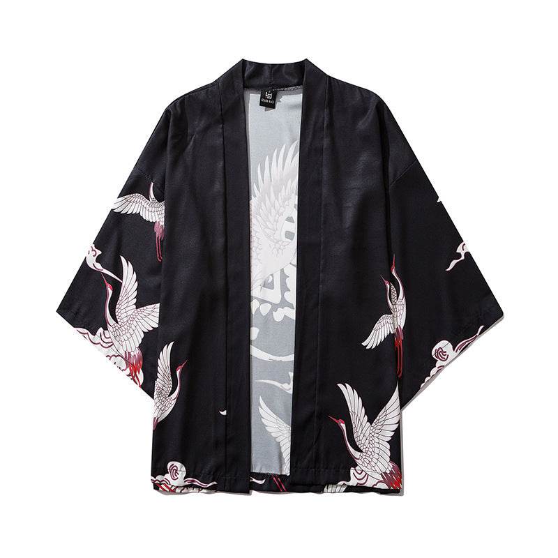 3/4 sleeve shirt jacket - Mubimart