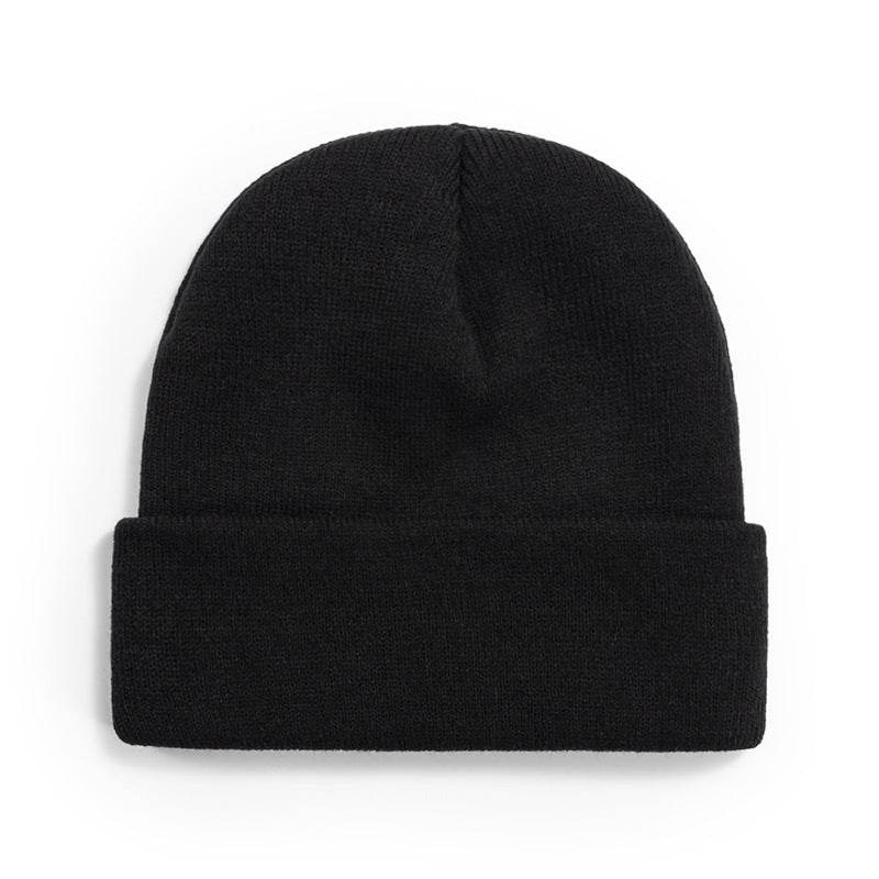 Light Board Knitted Hat Solid Color - Mubimart