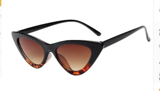 Trendy Triangle Cat Eye Sunglasses European And American Street Couple Style - Mubimart