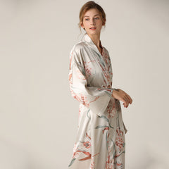 Soft Colours Floral Pajama Set - Mubimart -  