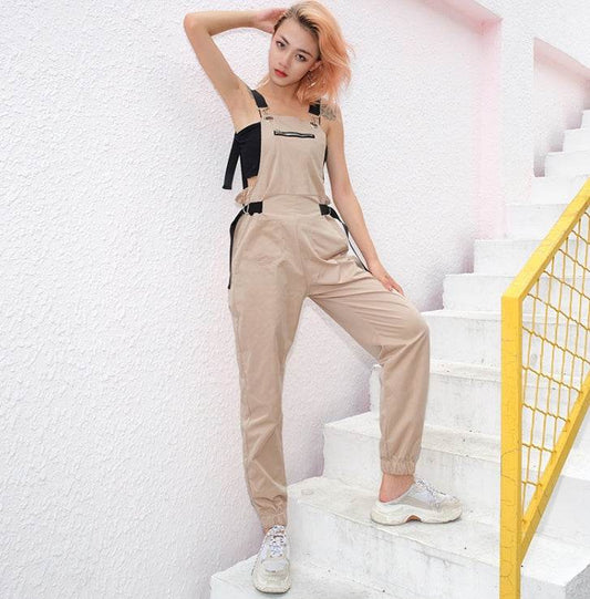 Camel Overall Jogger - Mubimart