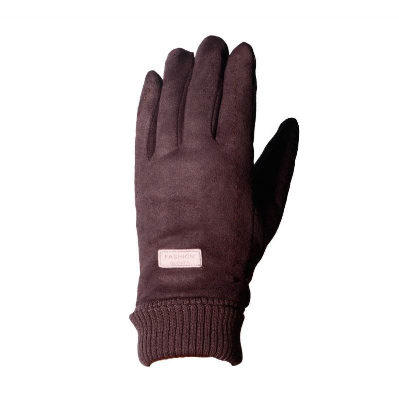 Suede gloves - Mubimart