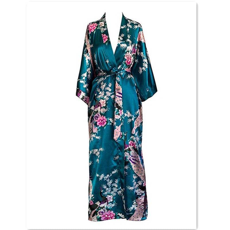 Ladies Homewear Silk Nightgown - Mubimart