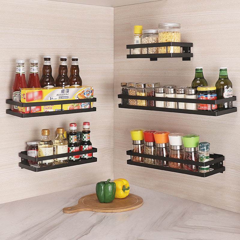 Kitchen Organizer Shelf Wall Holder Wall Storage Shelf - Mubimart
