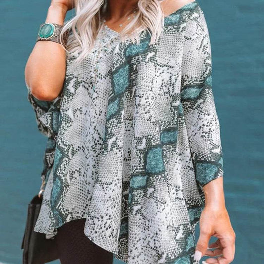Beach vacation blouse women - Mubimart
