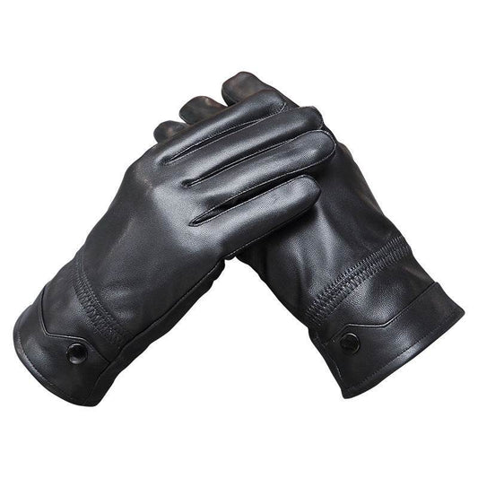 Men's leather gloves - Mubimart