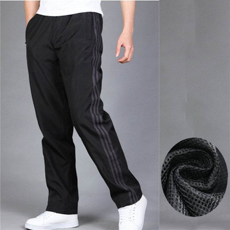 Men's Breathable Casual Plus Cashmere Sweatpants - Mubimart