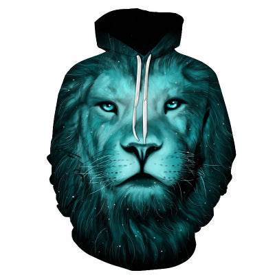 Wolf Printed Hoodies Men 3D Sweatshirt - Mubimart