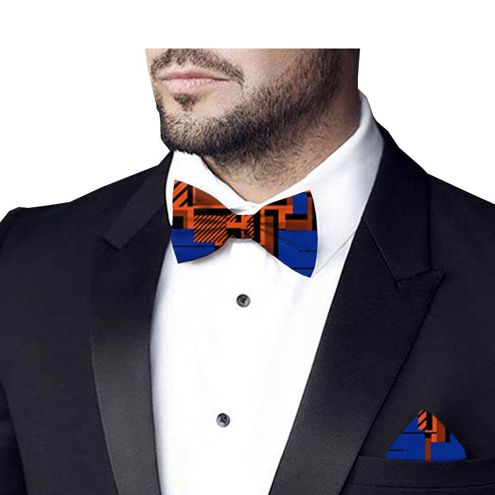 Printed batik bow tie - Mubimart