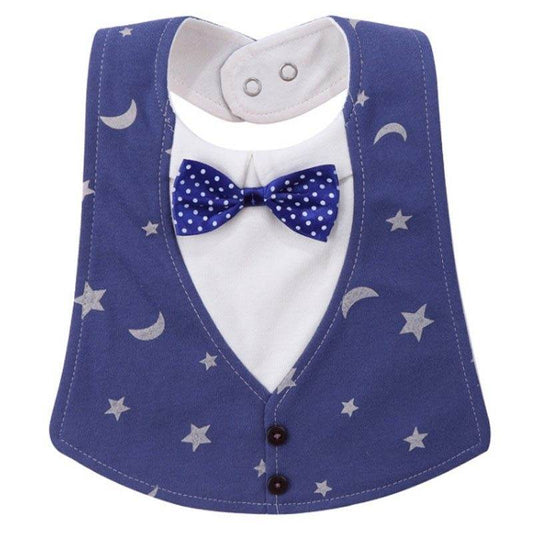 Gentleman Style Bibs Waterproof Baby Bib Novelty Burp Cloths Adjustable Newborn Toddler Infant Accessories - Mubimart