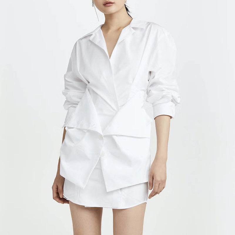 Ladies shirt dress - Mubimart