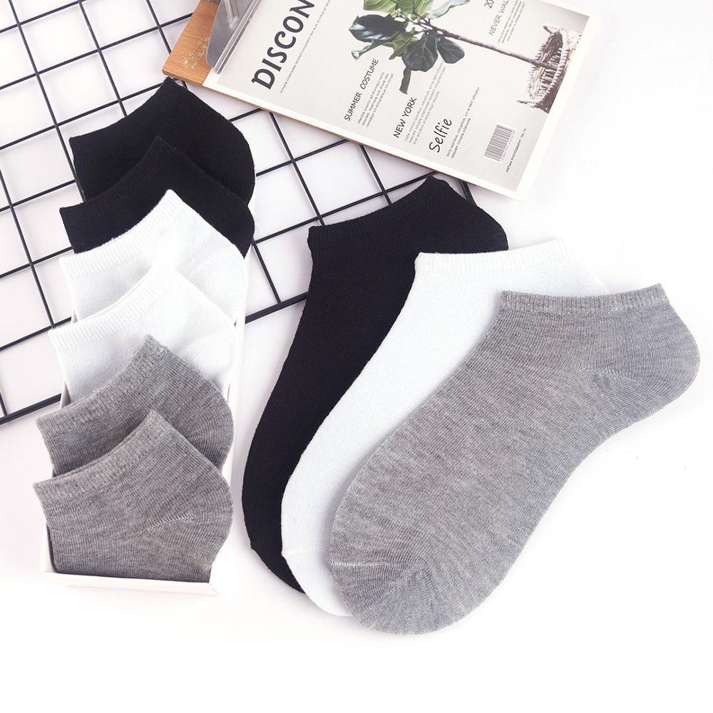 Men's Low-cut Cotton Short Shallow Mesh Socks - Mubimart - No show socks 