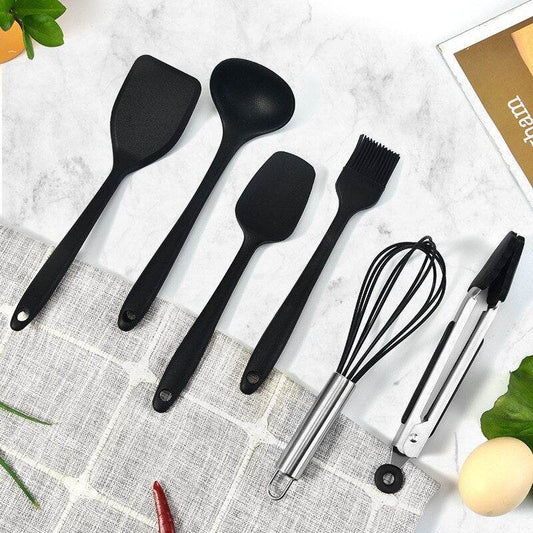 Six-Piece Silicone Mini Cooking And Baking Utensils - Mubimart