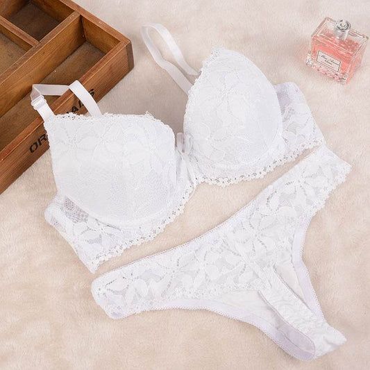 Lace Thong Set - Mubimart