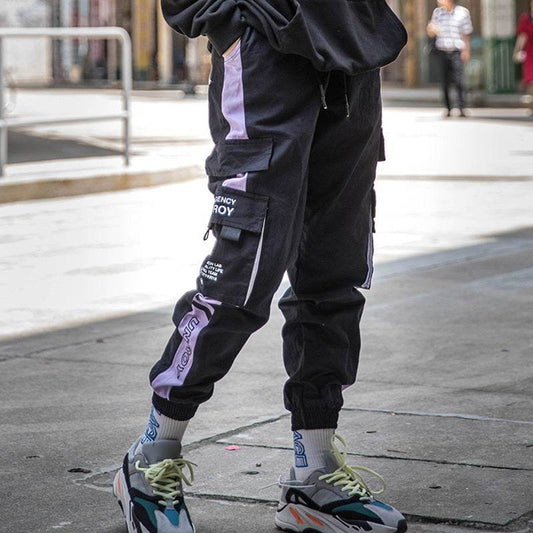 Cargo pants loose feet pants - Mubimart