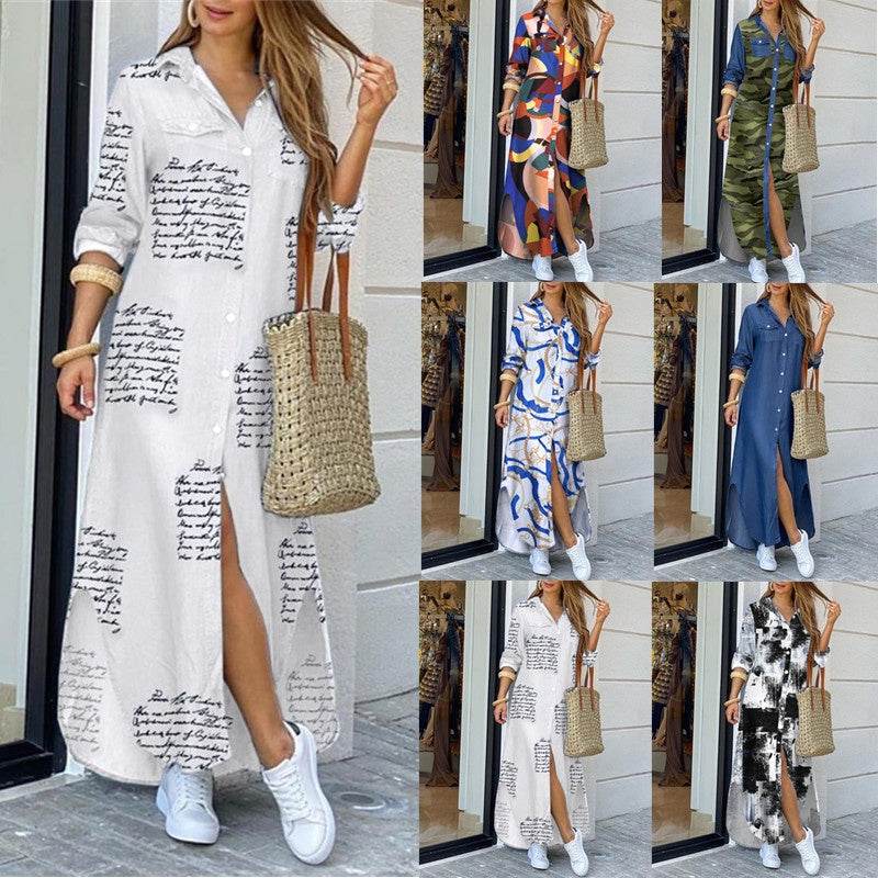 Sexy shirt dress - Mubimart