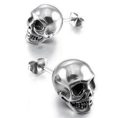 Punk Rock Schädel Herren Ohrringe Für Frauen Kleine Stud Ohrringe Schmuck Dropshipping Geschenk 