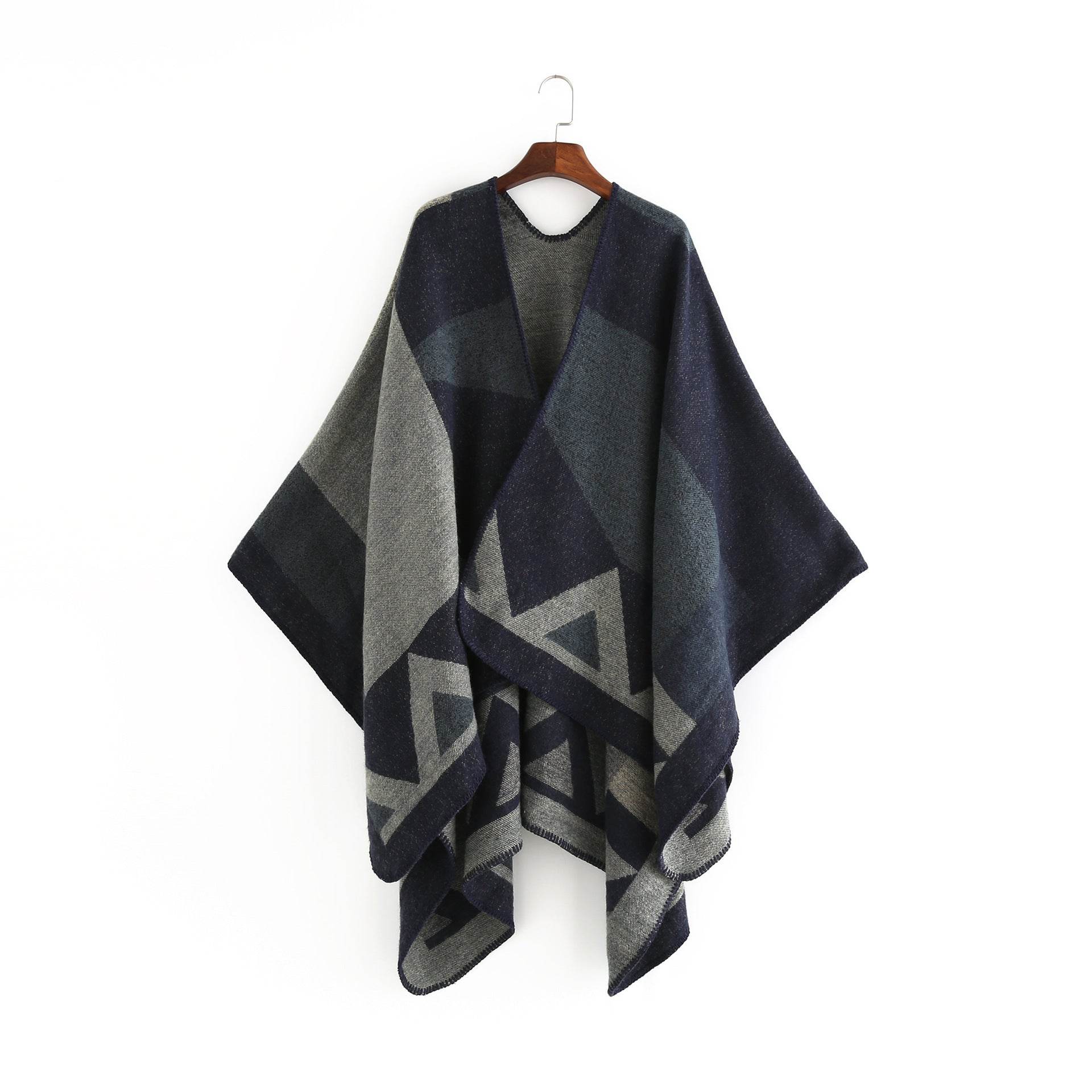 Geometric print shawl - Mubimart