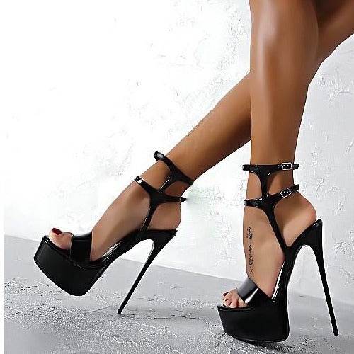 Women's summer stiletto platform high heels - Mubimart