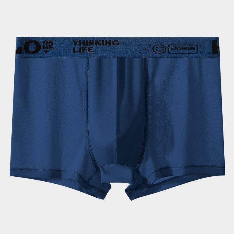 Solid Color One-piece Underwear For Men - Mubimart