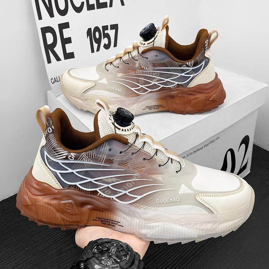 Casual Platform Sports Dad Shoes Men - Mubimart