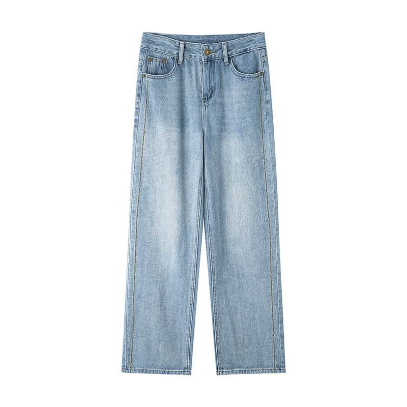 Fashion Personality Wide Leg Jeans For Women - Mubimart
