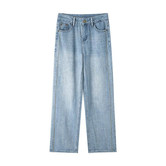 Fashion Personality Wide Leg Jeans For Women - Mubimart