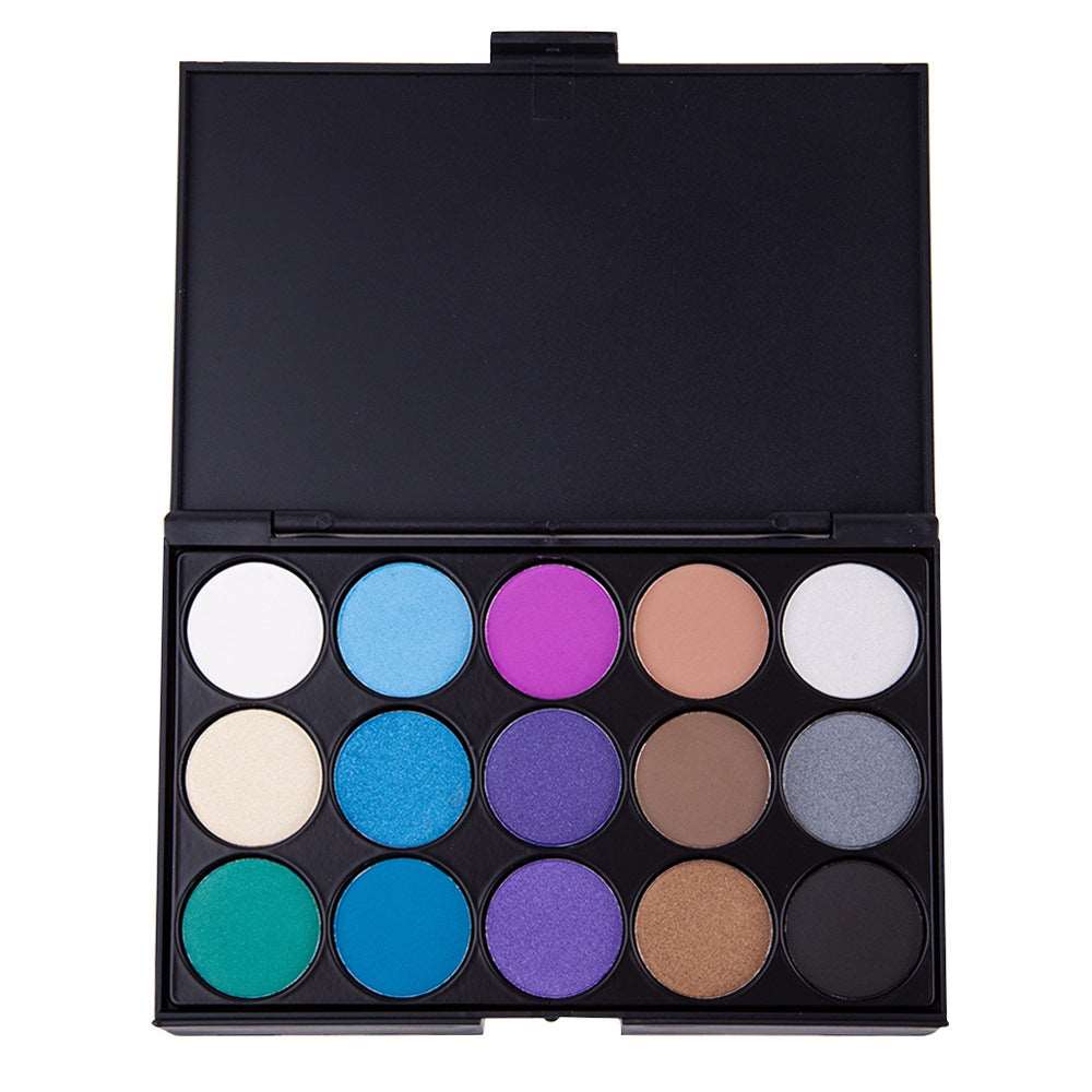 15 color earth color eyeshadow smoky eyeshadow - Mubimart -  