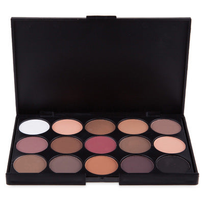 15 color earth color eyeshadow smoky eyeshadow - Mubimart - Eyeshadow 